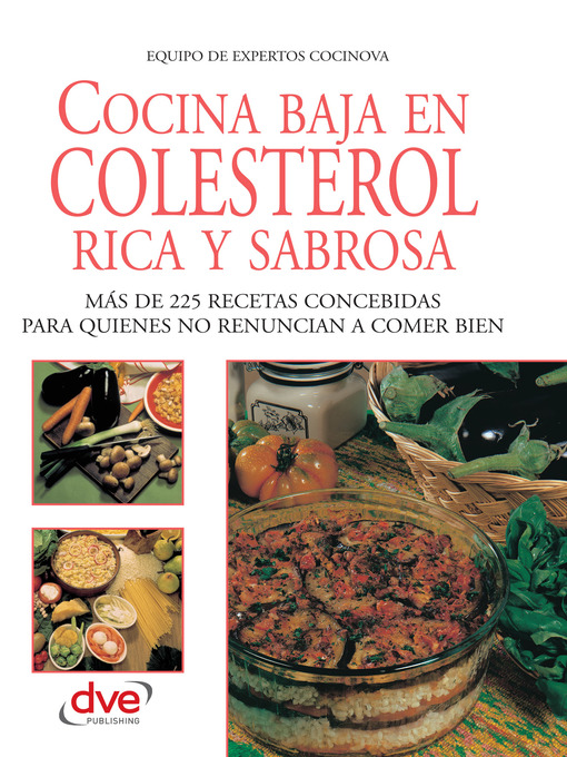 Title details for Cocina baja en colesterol rica y sabrosa by Equipo de expertos Cocinova - Wait list